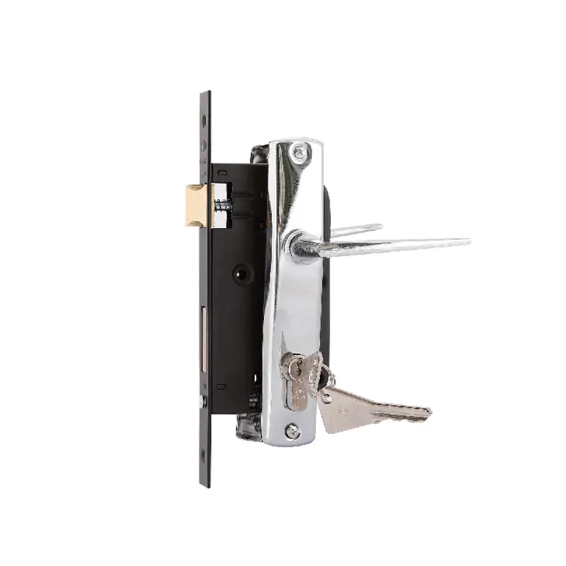 108 108 Black powder coating lockbody with handle cylinder key lock