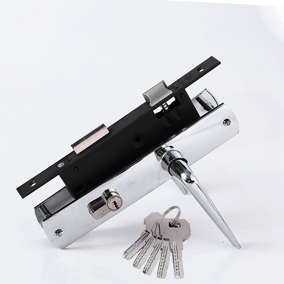 103 103 Black Coating Lockbody With Handle Cylinder Key Lock