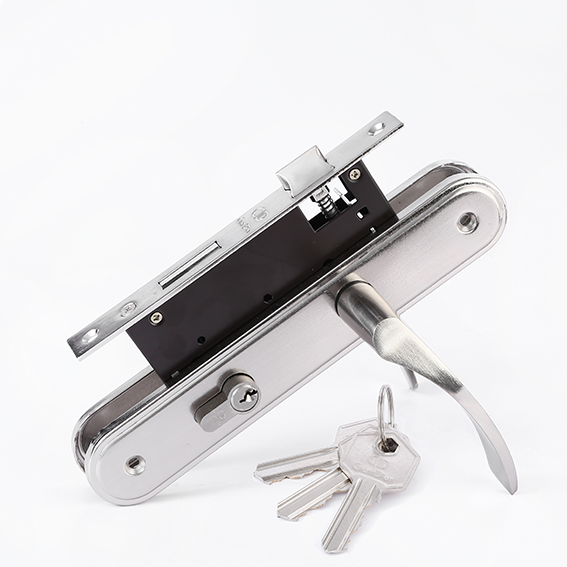 725-1 725-1 Sliver Rounded Shell With Handle Cylinder Key Lock